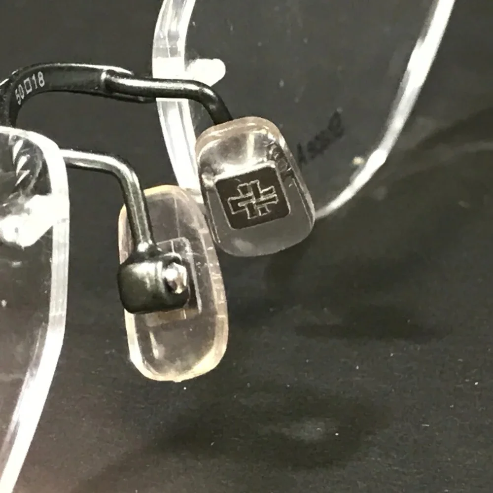 Cole Haan Eyeglasses Frames CH 905 SAGE Grey Round Rimless 50-18-130